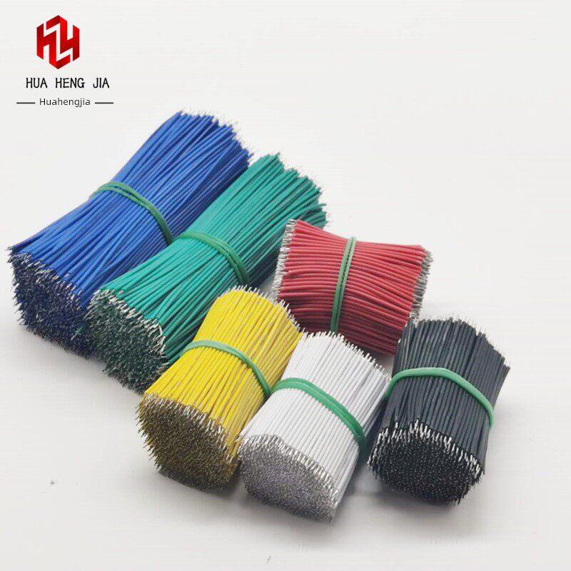 1007 #   26Awg Lead Wire Double-Ended Tinned Connecting Wire Welding Harness Insulated Copper Wire Jumper Digital Cable