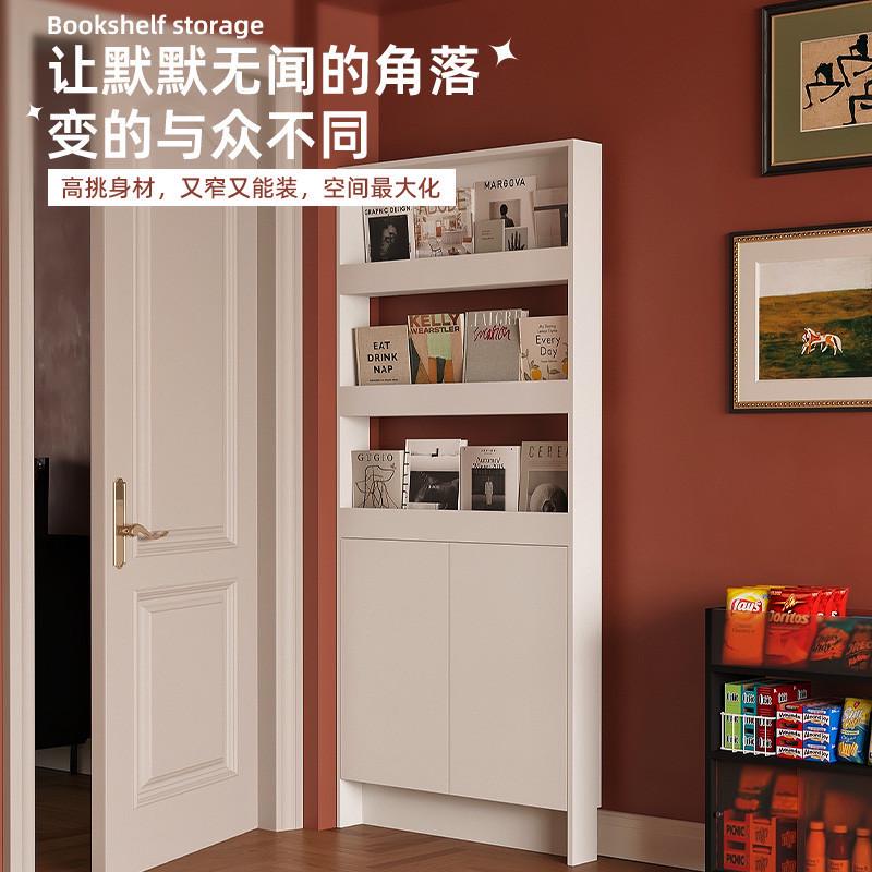 Children's Bookshelf Storage Rack, Floor-Standing Multi-Layer Storage Rack, Home Picture Book Rack, Door-Mounted Storage Rack, Ultra-Thin Narrow Bookcase Children's Bookshelf Storage Rack, Floor-Standing Multi-Layer Storage Rack, Home Picture Book Rack, Door-Mounted Storage Rack, Ultra-Thin Narrow Bookcase