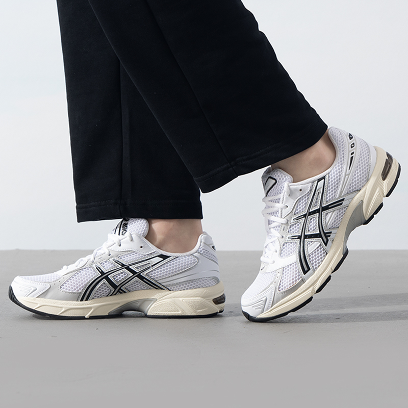 亚瑟士男鞋2025新款Asics Gel-1130 轻便舒适低帮跑步鞋1201A256 - 图0