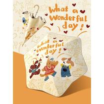 Safety rounded childrens umbrella for primary school students to go to school special boy kindergarten long-handled umbrella baby girl sun umbrella