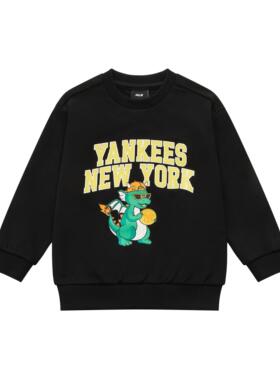 MLB卫衣 纽约洋基队龙年限定系列 SS24 字母卡通印花圆领套头长袖