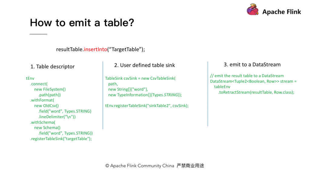 Flink 中文社区 | Apache Flink 零基础入门（八）：Table API 编程