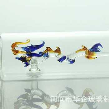 500ml straight tube cailong white wine bottle craft wine bottle built-in dragon-shaped wine infuser dragon-shaped wine infuser