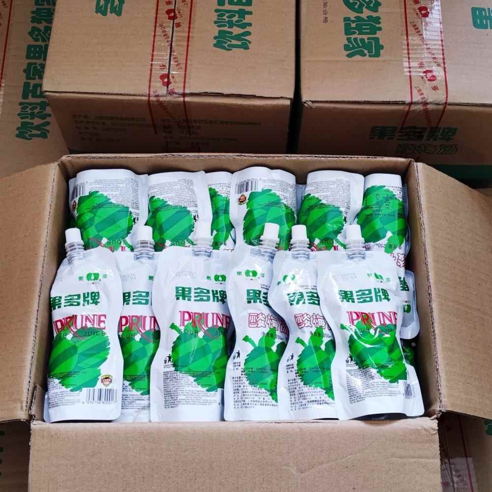 上海果多酸梅汤真能解暑？250ml袋装冷饮实测揭秘