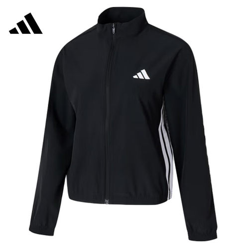 阿迪达斯春季女子运动休闲夹克外套JD6539