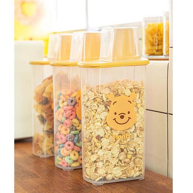 Korean cereal bucket breakfast oat storage bottle kitchen household food grade grain storage moisture-proof sealing jar