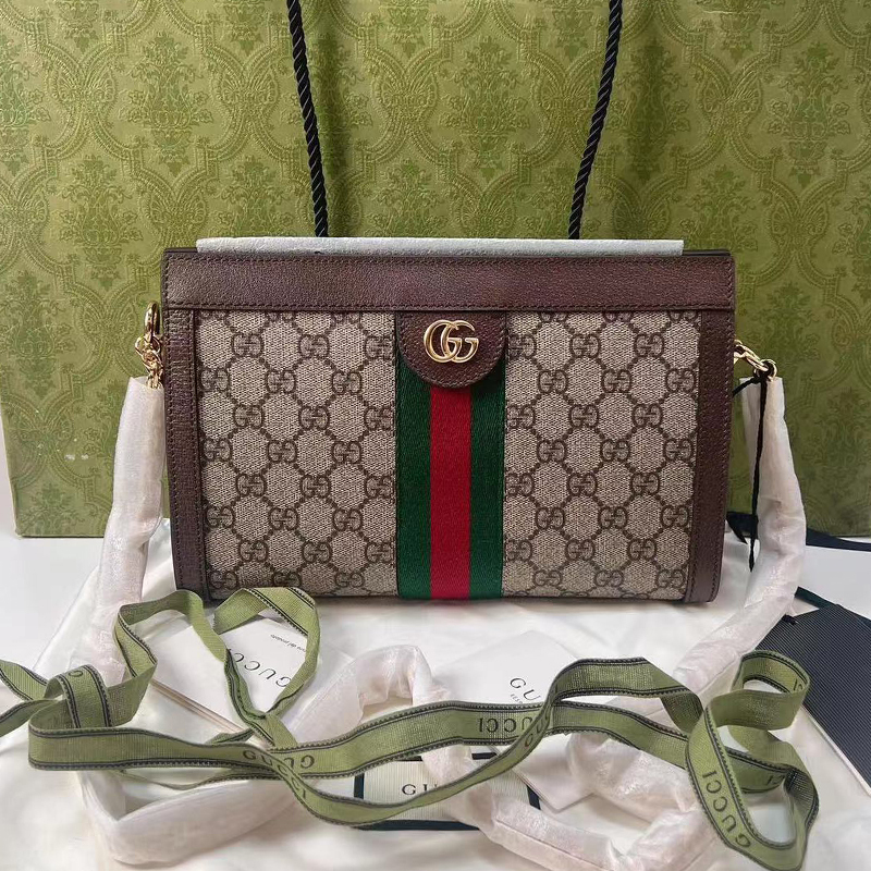 Luxury Brand [98% New] Gucci Women's Bag Ophidia Small Shoulder Bag Crossbody Bag 503877