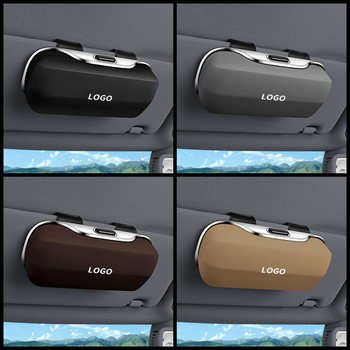 Car glasses box sun visor sunglasses clip car main driver glasses clip sunglasses car storage box glasses frame