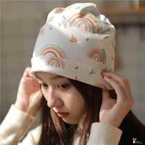Confinement hat postpartum summer cute pure cotton maternity hat maternal confinement summer thin headscarf headband spring and autumn