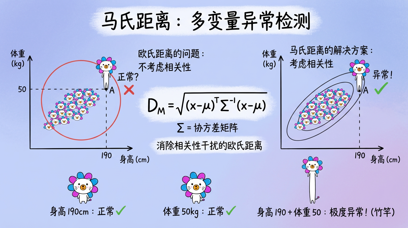 马氏距离示意图