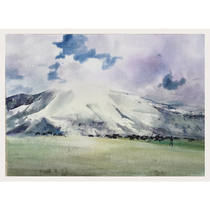 (Hand-painted watercolor) Che Mingfen Nine of the Distant Place Series Watercolor on paper Member of the China-American Association