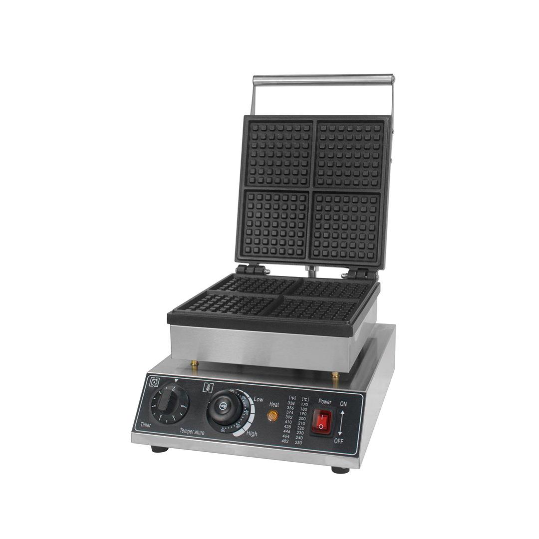 Waffle oven commercial desktop stall night market snack equipment electric pancake pan cross-border foreign trade single-head electric waffle machine