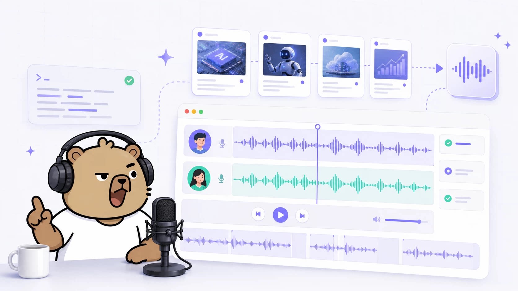 新闻相声音频播客生成