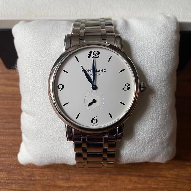 [9.8 New] Montblanc Star Series Men's Watch Stainless Steel Automatic Mechanical Watch Men's Genuine Watch U0110589