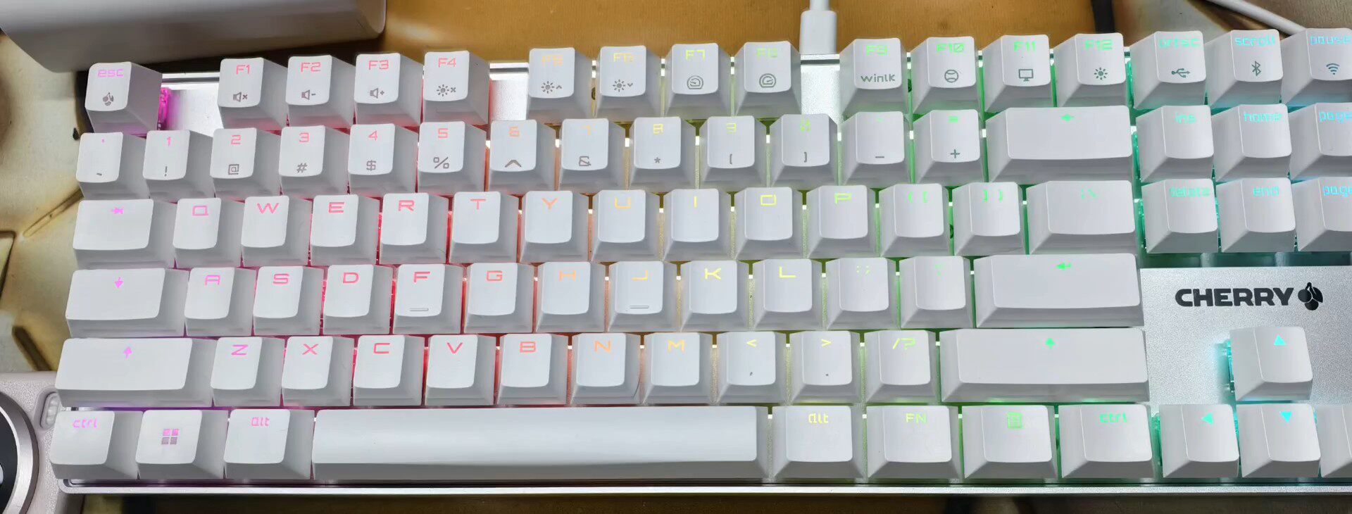 CHERRY MX8.2无线RGB三模机械键盘黑青茶红轴87键游戏电竞礼物-Taobao-Tmall