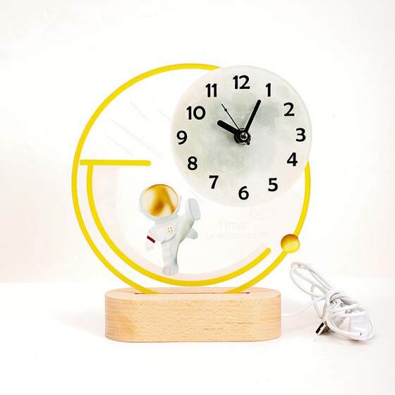 Creative and Stylish Desktop Clock, Silent Decorative Table Clock, Modern Minimalist Ornament Clock