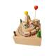 Music Box Wooden DIY Handmade Children's Birthday Gift Creative Ornament Carousel Christmas Music Box Cross-Border