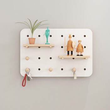 Perforated board electric meter box decorative painting without punching electric box shielding rack wall-mounted shielding box decorative shelf manufacturer