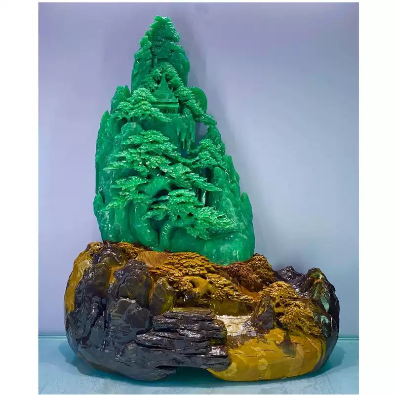 大師精品國石生生不息繁榮昌盛天然國石壽山石收藏青田石雕擺件