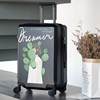 High-end new luggage, Internet celebrity, high-looking, small 20-inch pole case, female chassis, large capacity suitcase, 24