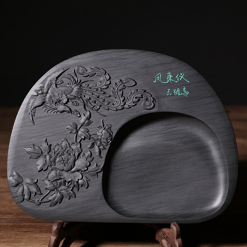 There are Fenglai, Anhui Inkstone Intangible Cultural Heritage Cultural Heritage Wenfang Four Treasure Production skills to pass on traditional gifts