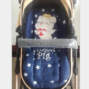Baby soft pure cotton thickened stroller pad, dining chair pad, safety seat pad, second gear adjustment