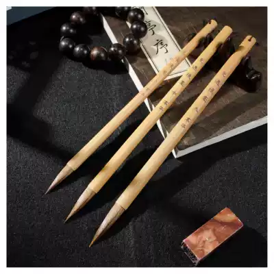 The brush wolf has no escape, the Wolf, the three high-end handmade calligraphy painting gift box
