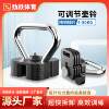 Men's high-looking sports fitness pure steel metal adjustable dumbbell kettlebell barbell combination set quick insert