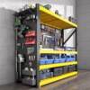 Shelf hole plate hardware tool rack storage shelf multi-layer storage rack tool cabinet hook storage and finishing rack