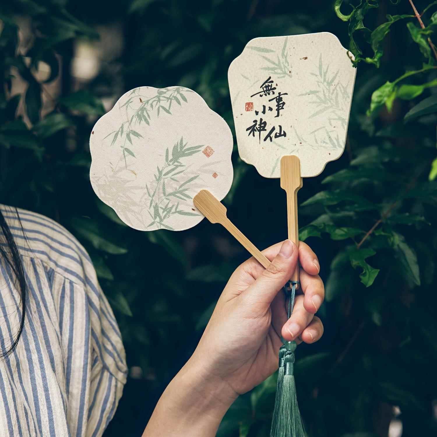 复古中国风异形团扇纸扇子文艺小众学生日奖品创意毕业伴手小礼物