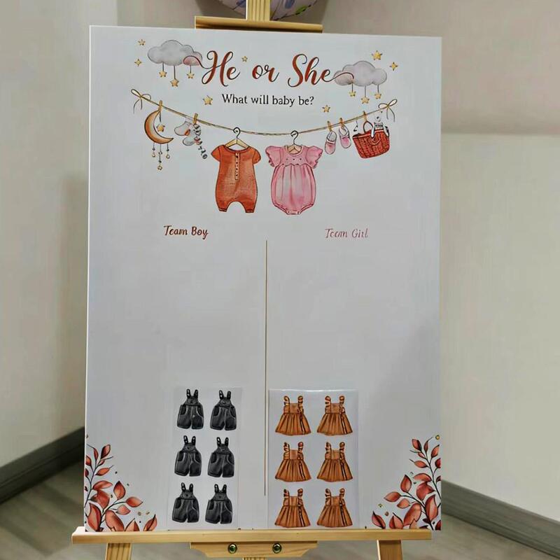 Gender Reveal Party Voting Kt Board Heorshe Baby Party Teamboy/Girl Photo Props Gender Reveal Party Voting Kt Board Heorshe Baby Party Teamboy/Girl Photo Props