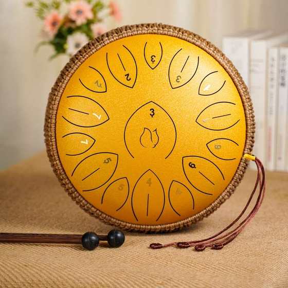 青石空灵鼓12寸15音D调钢舌鼓色空忘忧手碟新手入门打击乐器初学