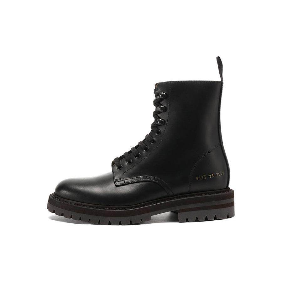 COMMON PROJECTS 皮革 舒适百搭 短筒 马丁靴 女款 黑色