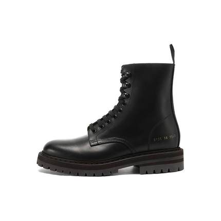 COMMON PROJECTS 皮革 舒适百搭 短筒 马丁靴 女款 黑色