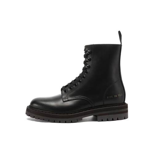 COMMON PROJECTS 皮革 舒适百搭 短筒 马丁靴 女款 黑色