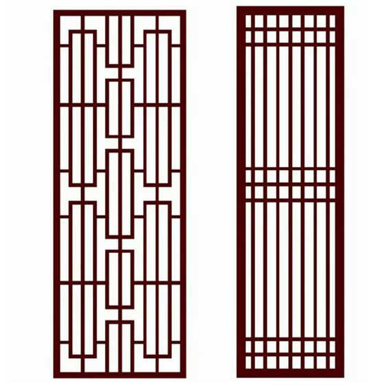 알루미늄 합금 창걸이 걸이 떨어지는 화면 알루미늄 그릴 나무 패턴 그릴 파티션 중국 골동품 문과 창문 정사각형 천장 커스터마이징