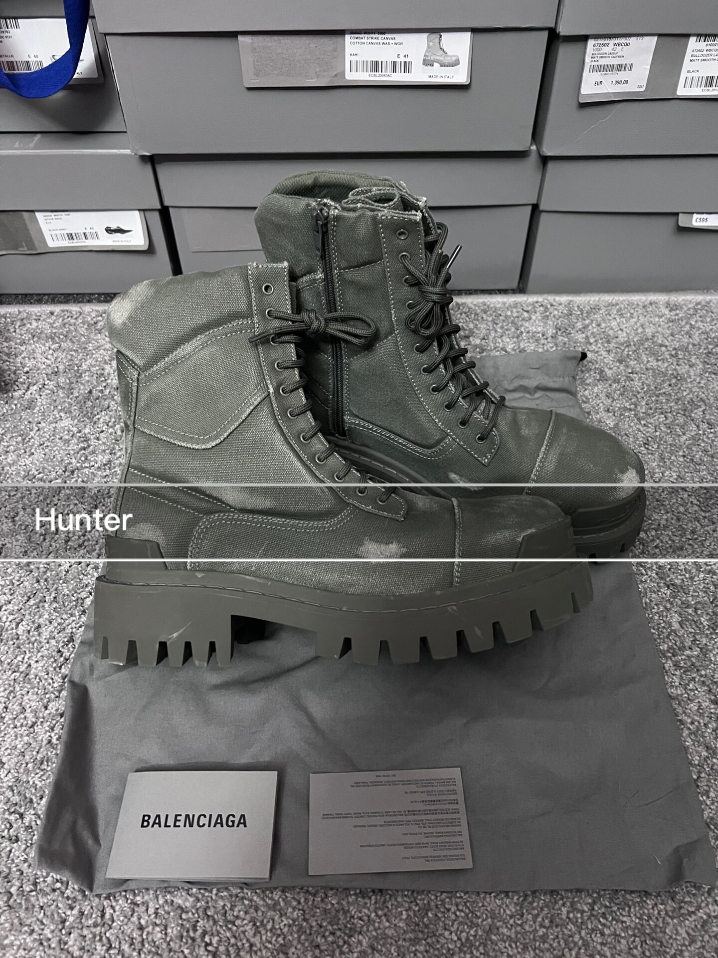 Balenciaga Strike Yeezy Boots Balenciaga Balenciaga Men's Combat