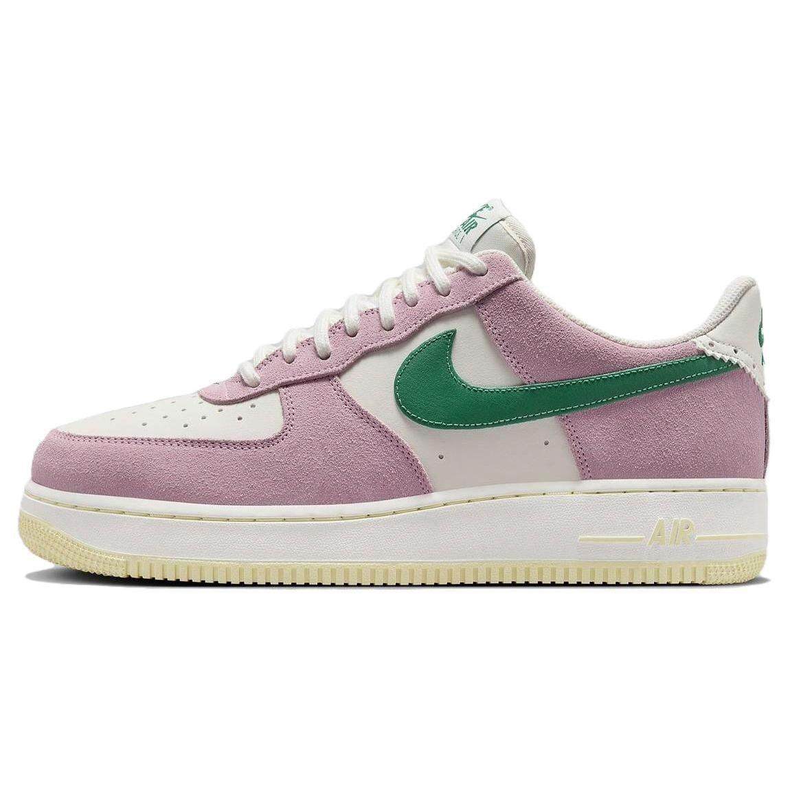 Nike Air Force 1 07 Lv8 绒面革 低帮 板鞋 男女同款 粉绿白,运动鞋new,板鞋,淘宝优惠券,粉丝福利购,淘宝优惠卷
