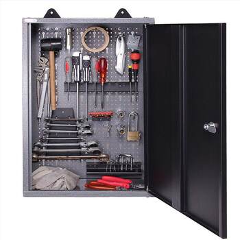 Household storage cabinet wall-mounted tool box wall cabinet hole plate storage rack storage cabinet tool cabinet tool storage shelf