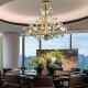 Living Room Chandelier, French-Style Light Luxury Crystal Lamp for Hall, Villa Art, American-Style All-Copper Original Stone Creative Dining Room and Bedroom Lamp