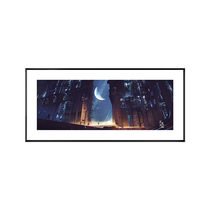 (Framed) Stamped print by science fiction writer Liu Cixin (The Wandering Earth-Earth Cab)