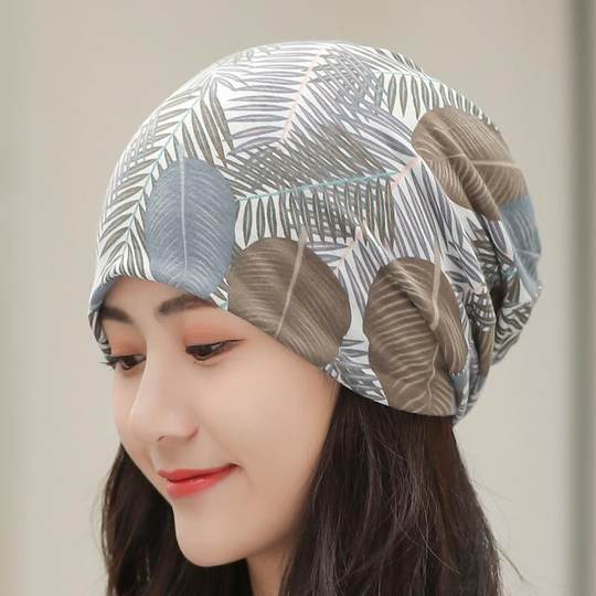 Hats Suitable for Women with Hair Loss after Chemotherapy, Postpartum Hats for Sleeping at Night, Thin Fashionable Sleep Caps