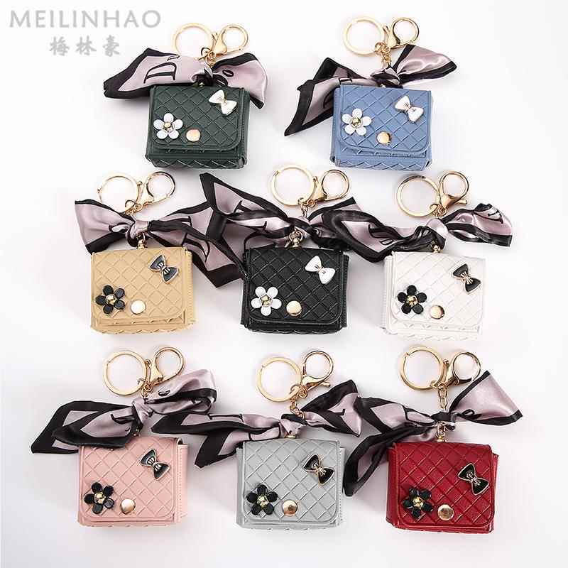 Cross-Border Reduced Version Silk Scarf Bluetooth Headset Bag Leather Small Fragrance Coin Purse Mini Keychain Small Bag Pendant Cross-Border Reduced Version Silk Scarf Bluetooth Headset Bag Leather Small Fragrance Coin Purse Mini Keychain Small Bag Pendant
