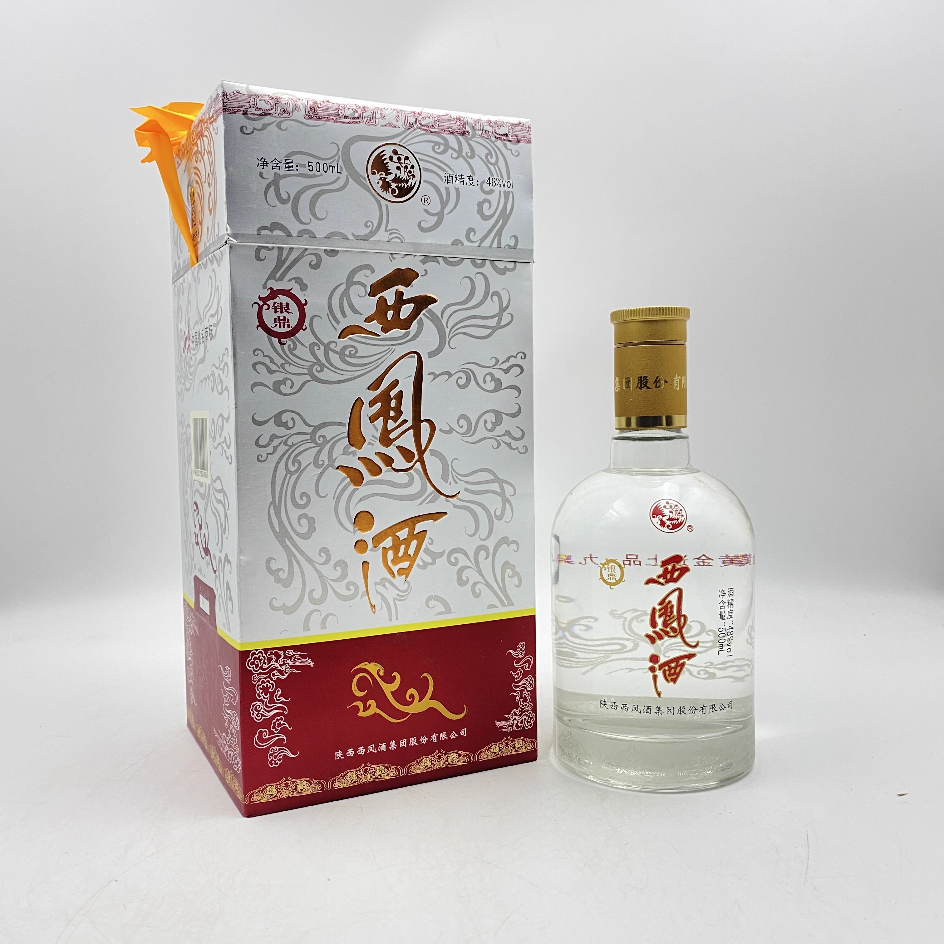 2011年银鼎西凤酒48度凤香型白酒500ml*1瓶纯粮酿造陈年老酒评价- 淘宝网