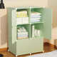 Wardrobe simple assembly plastic cloth baby children's economical storage cabinet combined with single storage baby wardrobe