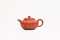 Eighteen-petal Chrysanthemum Zhuni Dahongpao Ribbon Ware 180CC Yixing Purple Clay Pot Made by Li Changlin