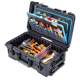 .Industrial grade trolley tool box hand-pull mobile maintenance multi-function luggage drag storage bag with wheels