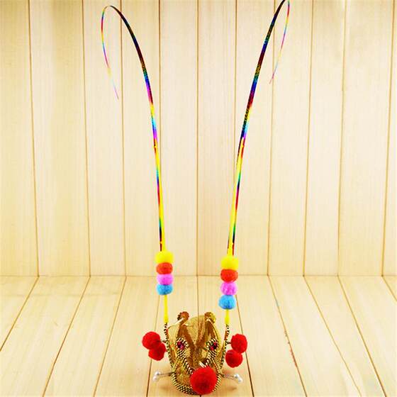 Children's Day Gift: Sun Wukong Purple Gold Crown Headgear, Great Sage Immortal Phoenix Wing Headgear, Monkey King Headgear with Lights