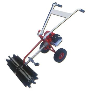Trolley combing machine, hand push sweeper, ເຄື່ອງຖູແຂ້ວ