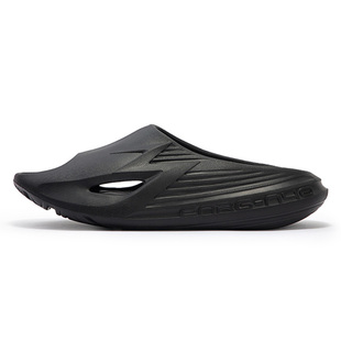 男女同款 361° 防滑一字拖鞋 舒适柔软厚底 黑灰 BIG3